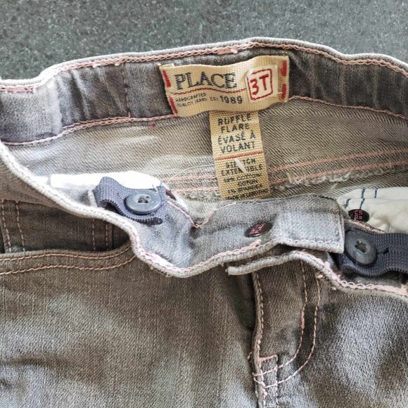 Jeans 3T  with Frilled Bottom - Picture 3 of 4